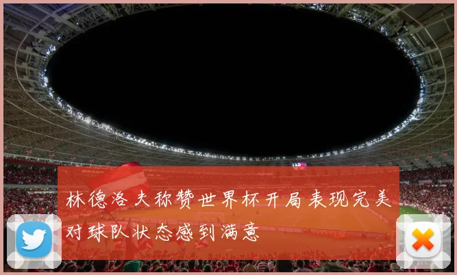 林德洛夫称赞世界杯开局表现完美对球队状态感到满意